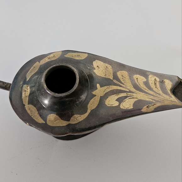Brass Genie Lamp Incense Holder - Picture 6 of 9